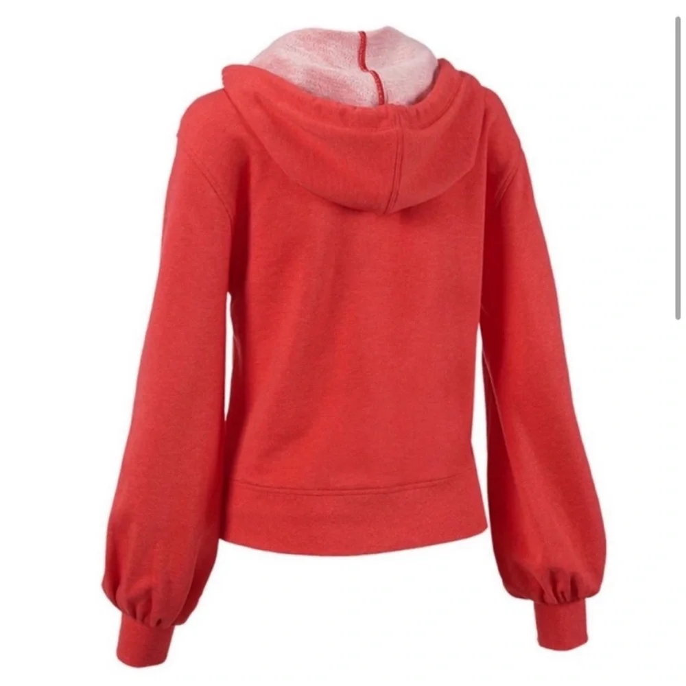 CAbi Deluxe Hoodie Zip Up Red Jacket Women’s Medium‎ #5657 NEW